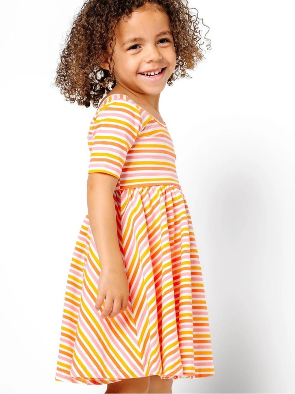 Alice + Ames Carnival Striped Ballet Twirl Dress Sz 7